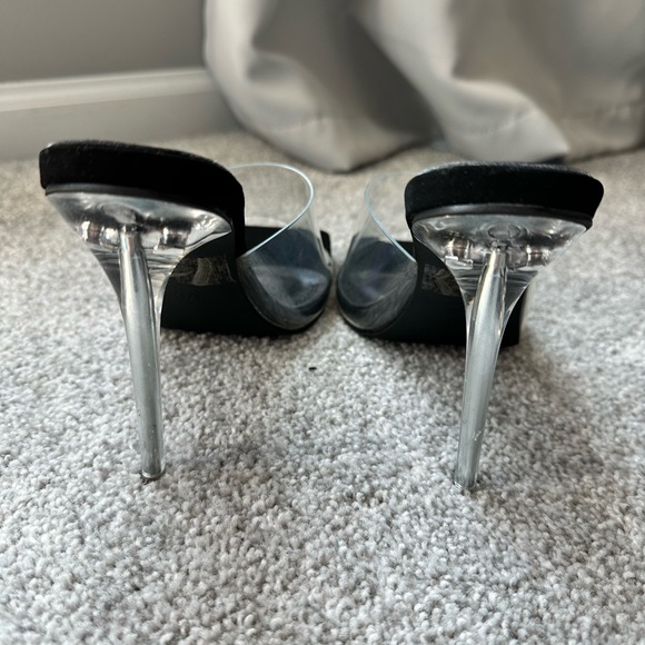 ShoeLand Clear High Heel Sandals, Women’s 7.5 - Picture 4 of 6